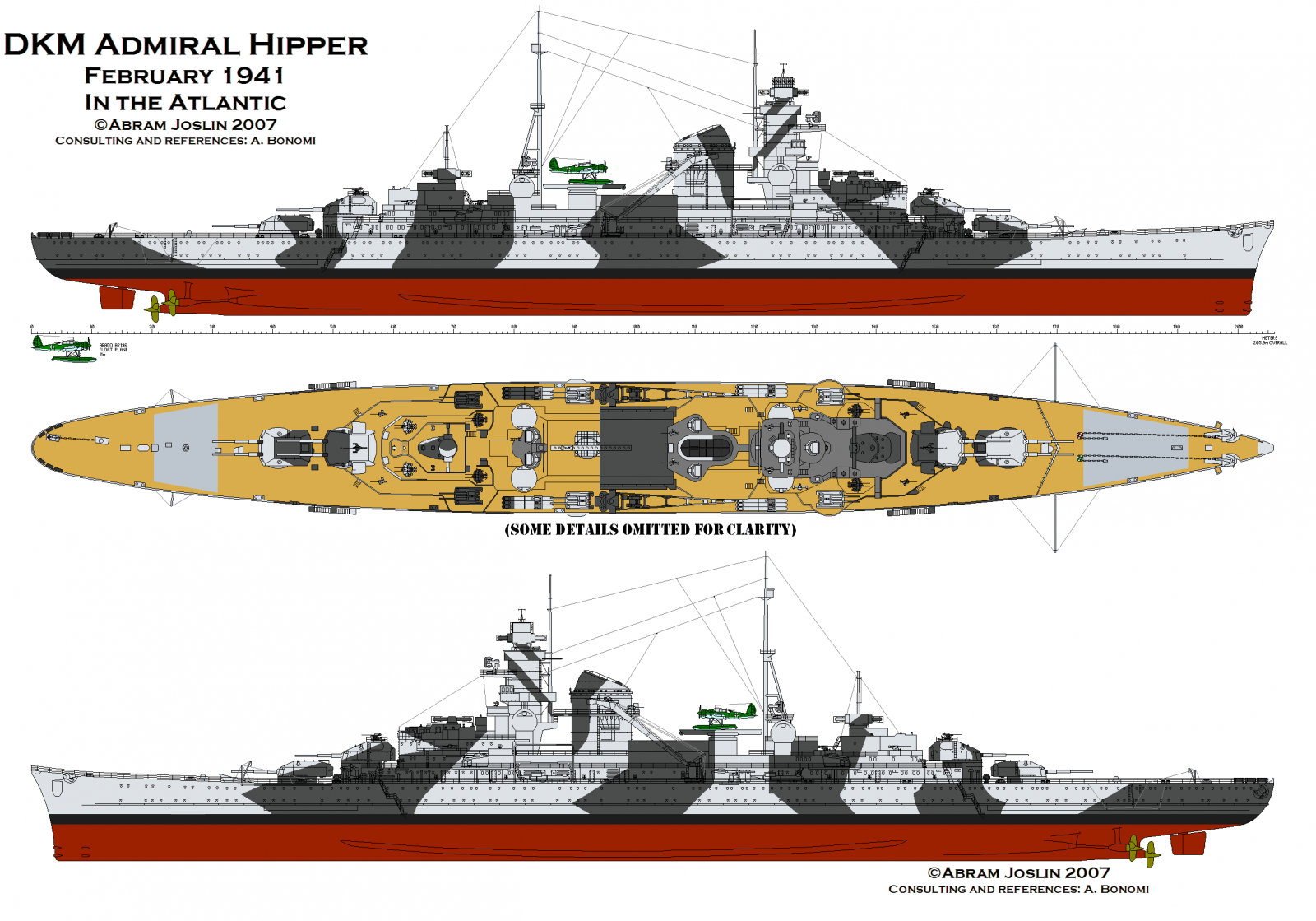 Maquette de croiseur Allemand Amiral Graf Spee de Trumpeter