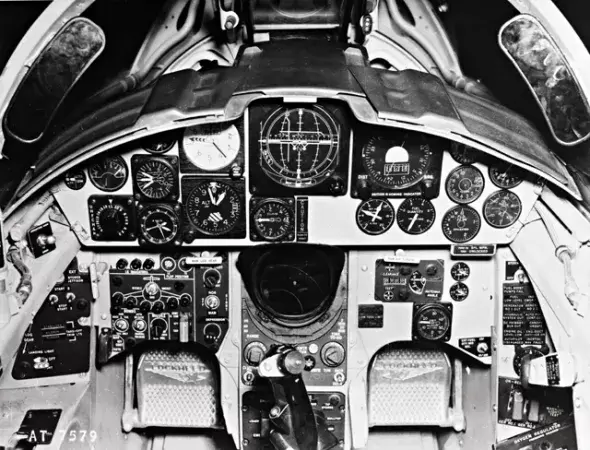 Кокпит F-104A